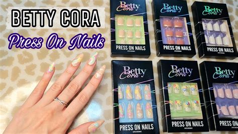 Before applying press-on <strong>nails</strong>, it is important to clean your <strong>nails</strong> thoroughly and remove any leftover polish or oils. . Betty cora nails